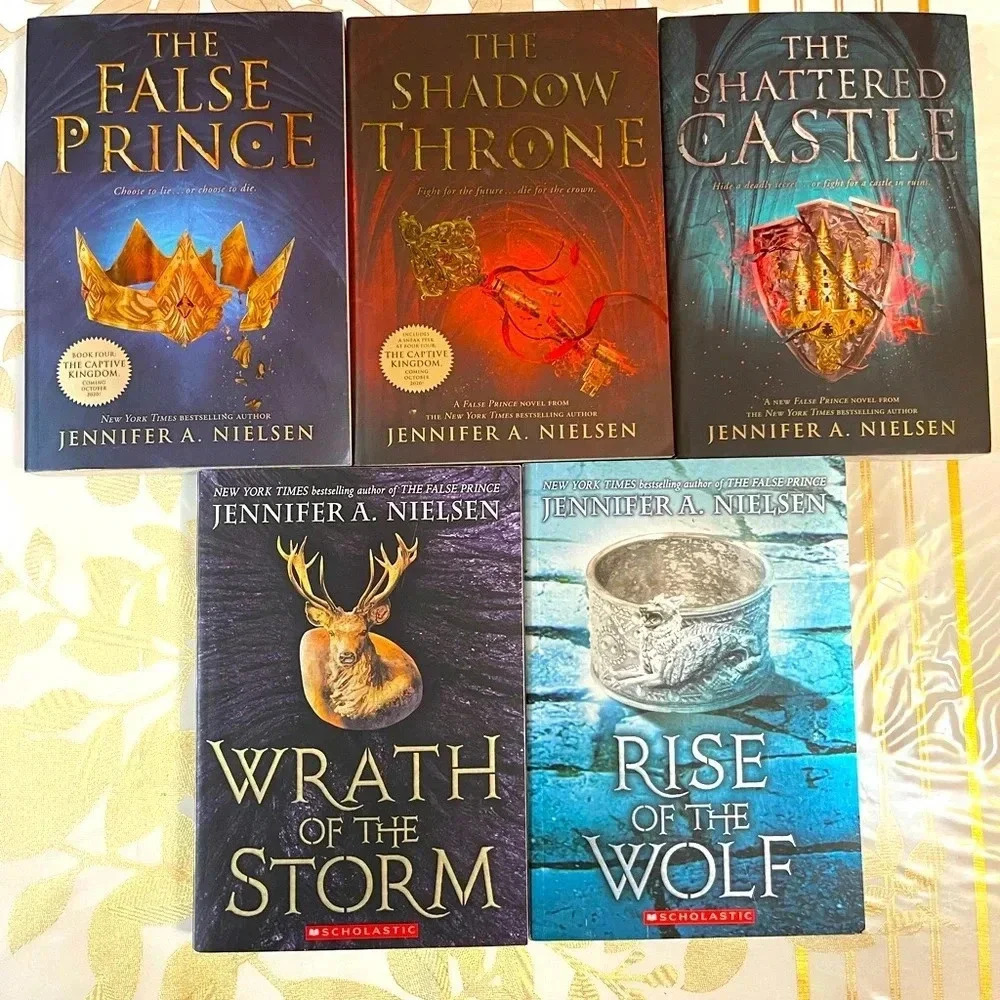 Lot/set of 5 JENNIFER A. NIELSEN books